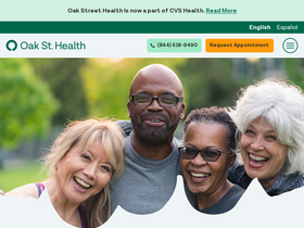'oakstreethealth.com' screenshot