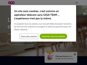 'forum.voo.be' screenshot