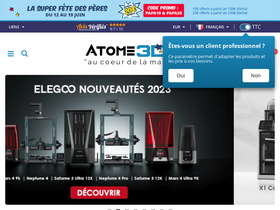 'atome3d.com' screenshot