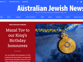 'australianjewishnews.com' screenshot