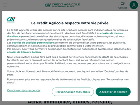 'ca-sudrhonealpes.fr' screenshot