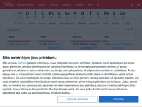 'tv.lv' screenshot