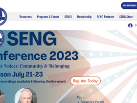 'sengifted.org' screenshot