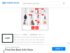 'tubidy.blue' screenshot