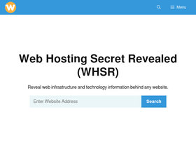 'webhostingsecretrevealed.net' screenshot