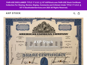 axpstock.com homepage screenshot