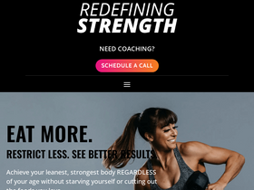 'redefiningstrength.com' screenshot