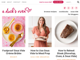 'aducksoven.com' screenshot