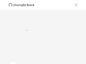 'oversightboard.com' screenshot