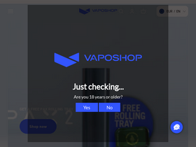 'vaposhop.com' screenshot