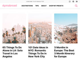 'dymabroad.com' screenshot