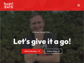 garyeats.com homepage screenshot