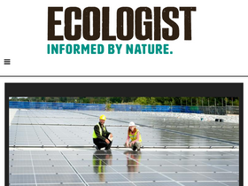 'theecologist.org' screenshot