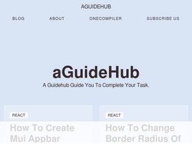 'aguidehub.com' screenshot