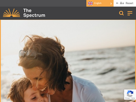 'thespectrum.org.au' screenshot
