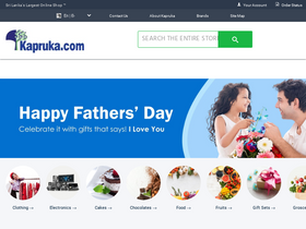 'kapruka.com' screenshot
