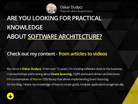 'event-driven.io' screenshot