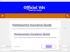 'officialvds.in' screenshot