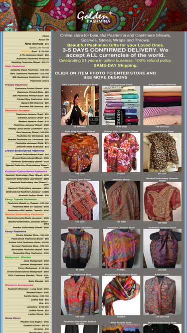 pashminagolden.com