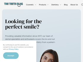 'theteethblog.com' screenshot