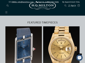 'hqmilton.com' screenshot