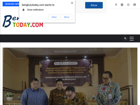 'bengkulutoday.com' screenshot