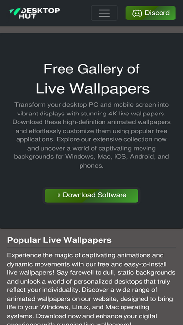 animated DesktopHut - Live Wallpapers and Animated Wallpapers 4K/HD