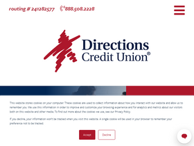 'directionscu.org' screenshot