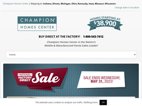 'factorydirectmobilehomes.com' screenshot