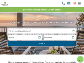 'meredithlodging.com' screenshot