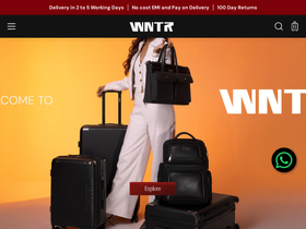 wntrtravel.com homepage screenshot