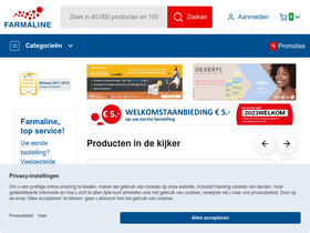 'farmaline.nl' screenshot