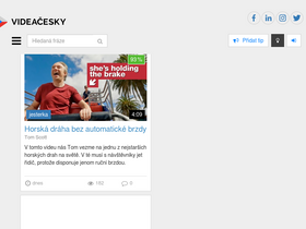 'videacesky.cz' screenshot