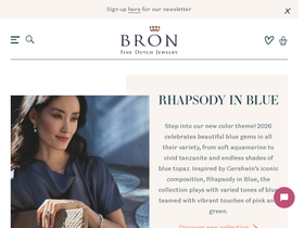 bronjewelry.com homepage screenshot