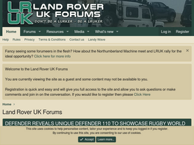 'lrukforums.com' screenshot