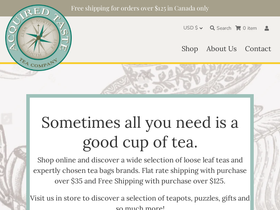 acquiredtastetea.com homepage screenshot