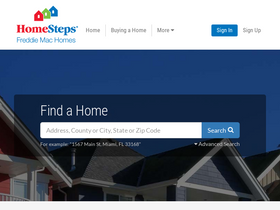 'homesteps.com' screenshot