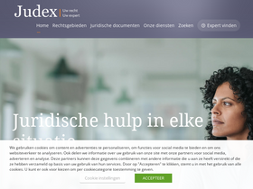 'judex.nl' screenshot