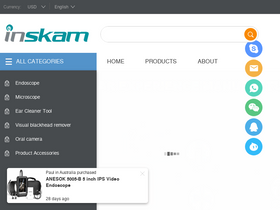 'inskam.com' screenshot
