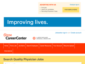 'nejmcareercenter.org' screenshot