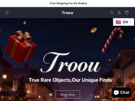 Troou website screenshot