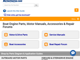 'marineengine.com' screenshot