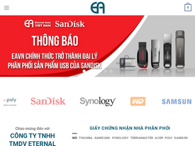 'eascs.com.vn' screenshot