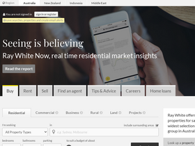 'raywhite.com' screenshot