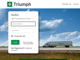 'mytriumph.com' screenshot