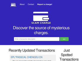 'scamcharge.com' screenshot
