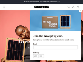Grouphug website screenshot