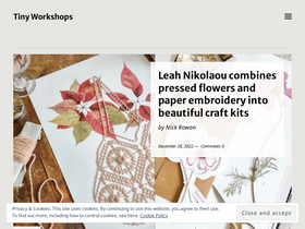 'tinyworkshops.com' screenshot