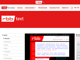 'rbbtext.de' screenshot