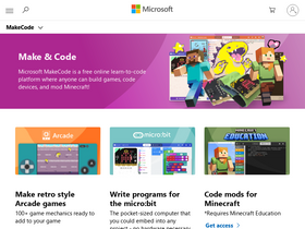 'makecode.com' screenshot
